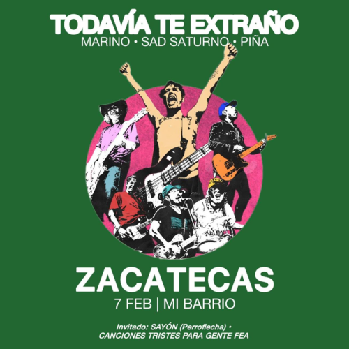 “Todavía Te Extraño Tour”: punk acústico en Zacatecas