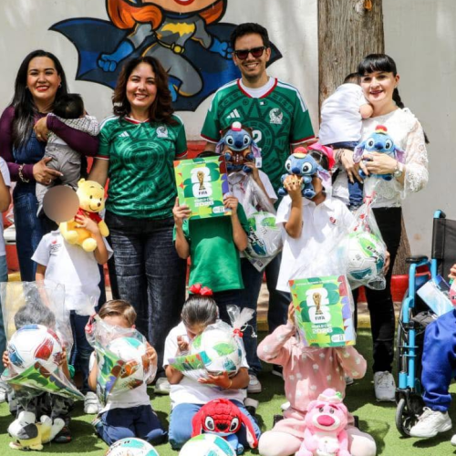 El Mundial ya se vive en Casa Cuna y Casa Hogar