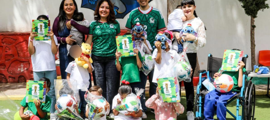 El Mundial ya se vive en Casa Cuna y Casa Hogar