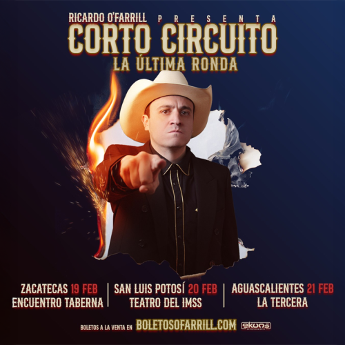 Richie O’Farrill llega a Zacatecas con “Corto Circuito”